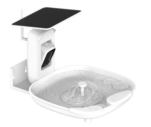 Birdnee smart bird bath with camera